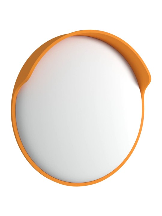 Satiksmes spogulis, izliekts, oranžs, ø30 cm, polikarbonāts