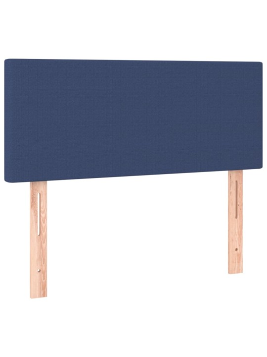 Gultas galvgalis, 90x5x78/88 cm, zils audums