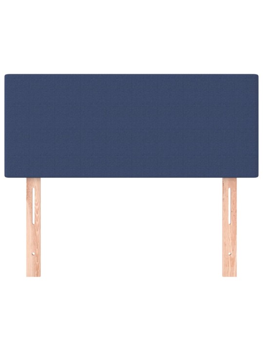Gultas galvgalis, 90x5x78/88 cm, zils audums