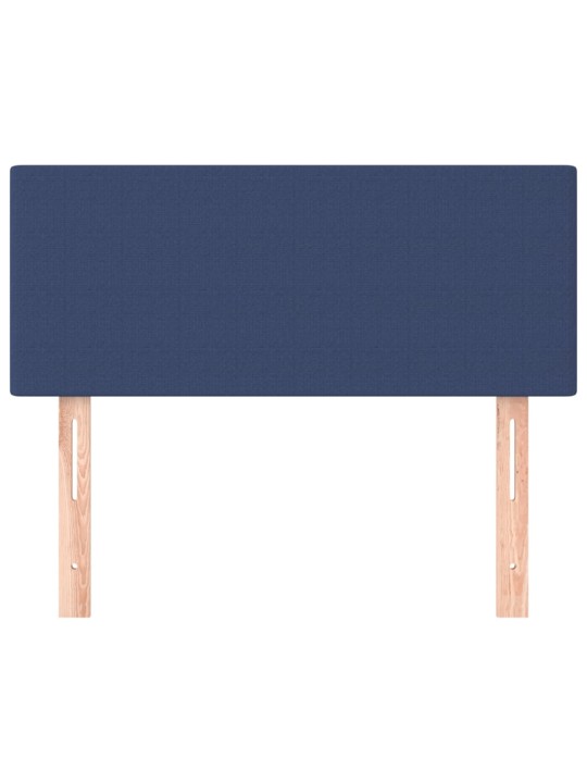 Gultas galvgalis, 100x5x78/88 cm, zils audums