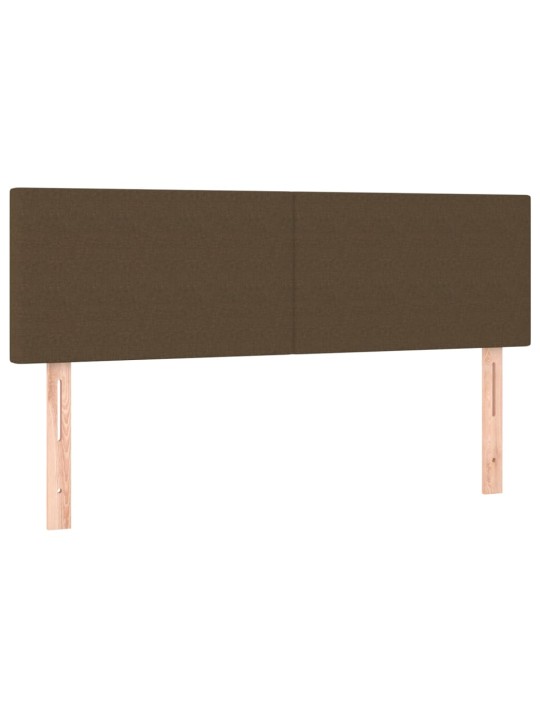 Gultas galvgaļi, 2 gab., 72x5x78/88 cm, tumši brūns audums