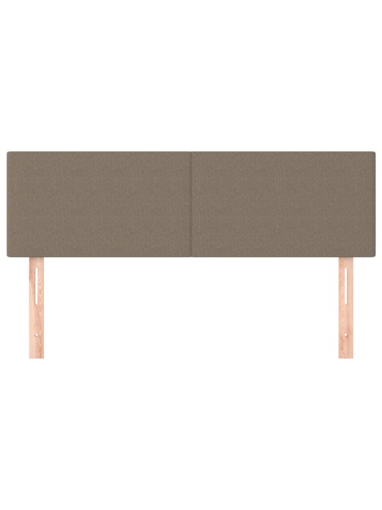 Gultas galvgaļi, 2 gab., 72x5x78/88 cm, pelēkbrūns audums