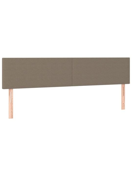 Gultas galvgaļi, 2 gab., 80x5x78/88 cm, pelēkbrūns audums