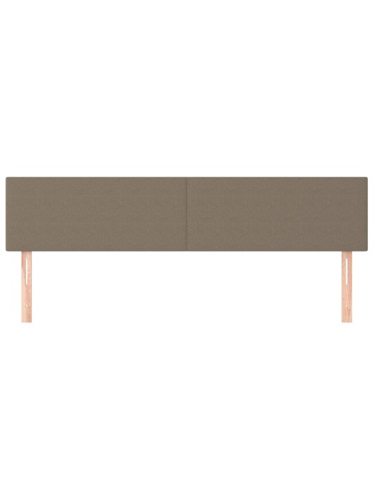 Gultas galvgaļi, 2 gab., 80x5x78/88 cm, pelēkbrūns audums