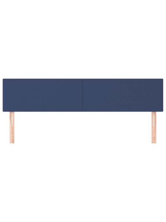 Gultas galvgaļi, 2 gab., 100x5x78/88 cm, zils audums