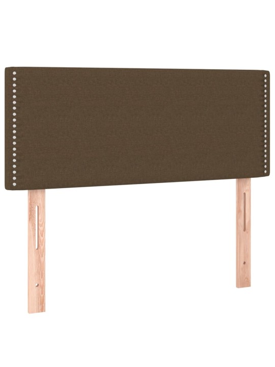 Gultas galvgalis, 90x5x78/88 cm, tumši brūns audums