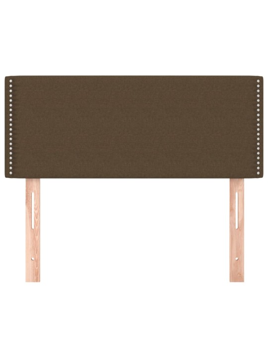 Gultas galvgalis, 90x5x78/88 cm, tumši brūns audums