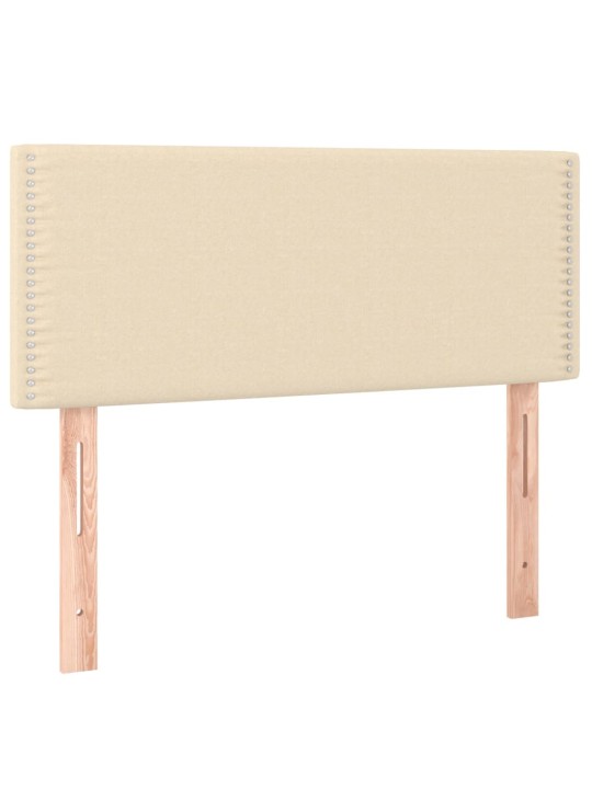 Gultas galvgalis, 90x5x78/88 cm, krēmkrāsas audums
