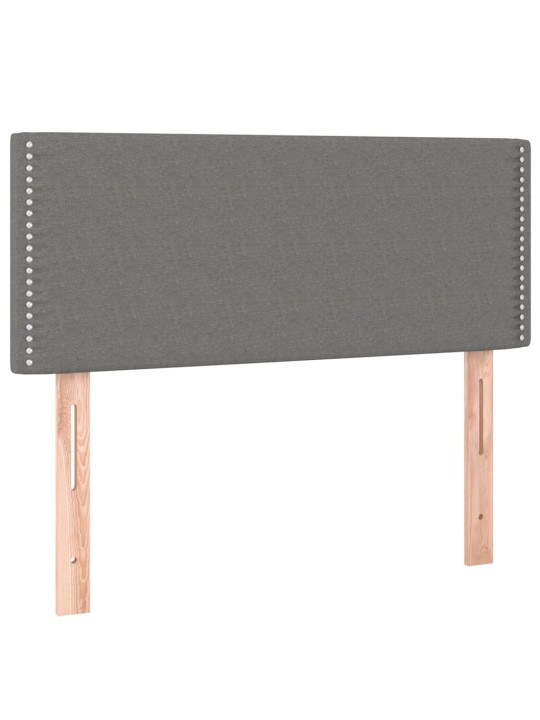 Gultas galvgalis, 100x5x78/88 cm, tumši pelēks audums