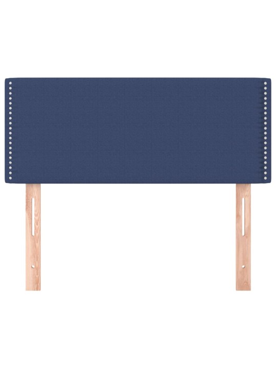 Gultas galvgalis, 100x5x78/88 cm, zils audums