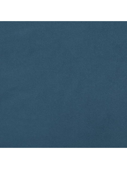 Gultas galvgalis, 100x5x78/88 cm, zils samts