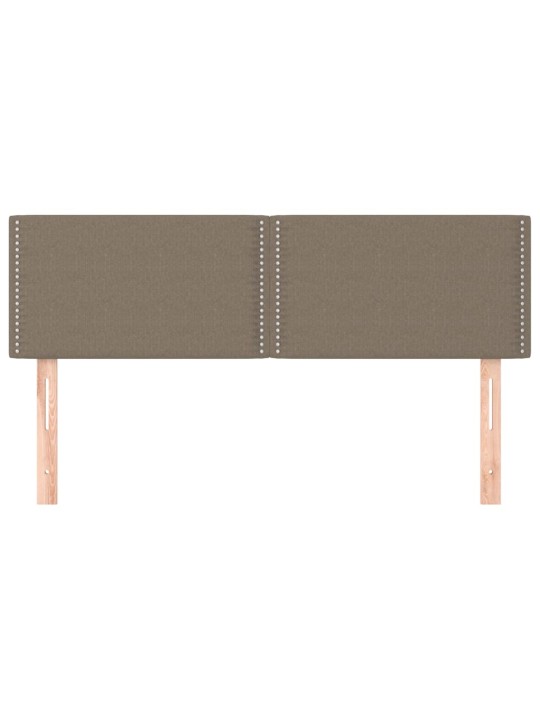 Gultas galvgaļi, 2 gab., 72x5x78/88 cm, pelēkbrūns audums