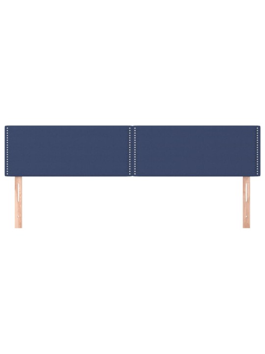 Gultas galvgaļi, 2 gab., 90x5x78/88 cm, zils audums