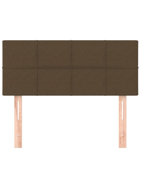 Gultas galvgalis, 90x5x78/88 cm, tumši brūns audums
