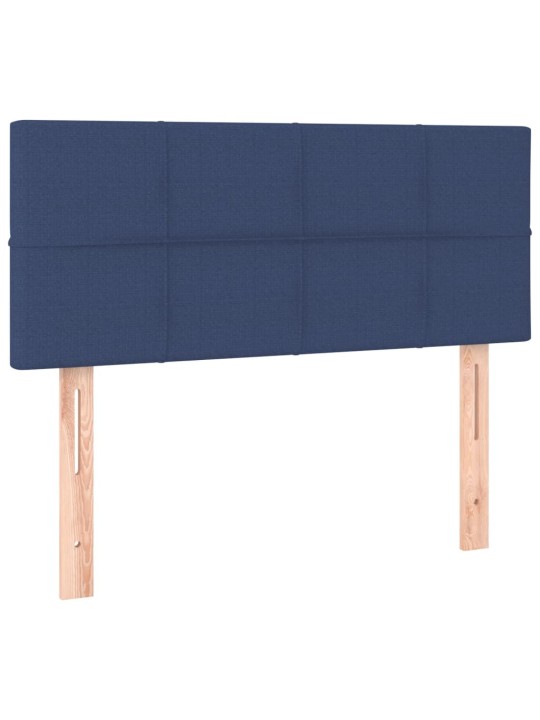 Gultas galvgalis, 90x5x78/88 cm, zils audums