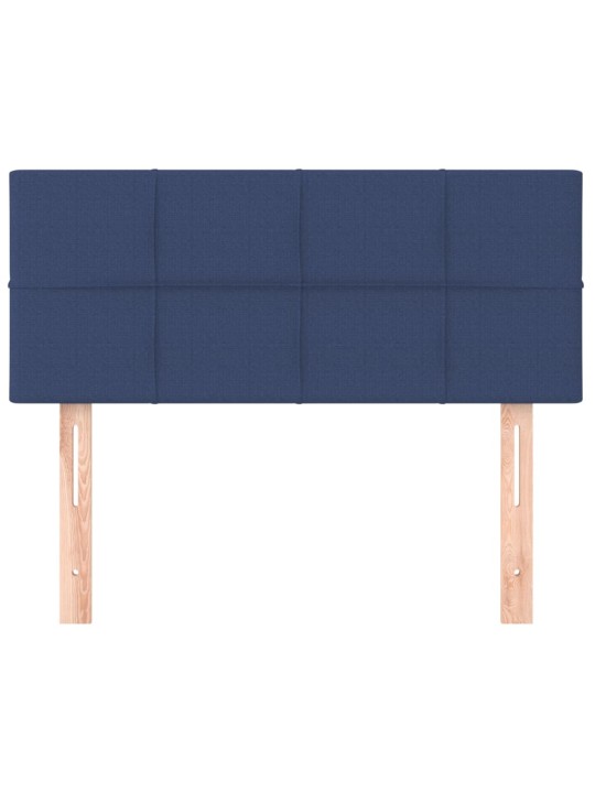 Gultas galvgalis, 90x5x78/88 cm, zils audums