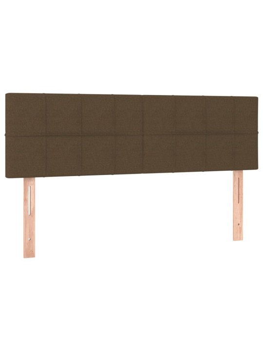 Gultas galvgaļi, 2 gab., 72x5x78/88 cm, tumši brūns audums