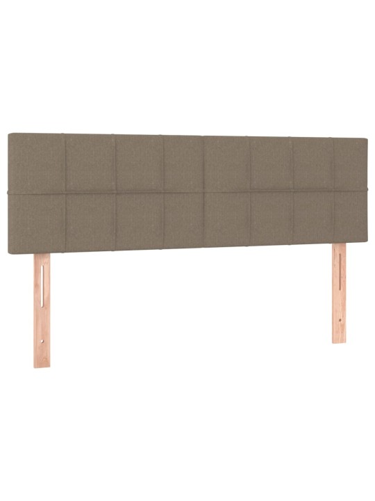 Gultas galvgaļi, 2 gab., 72x5x78/88 cm, pelēkbrūns audums