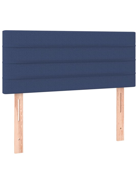 Gultas galvgalis, 80x5x78/88 cm, zils audums