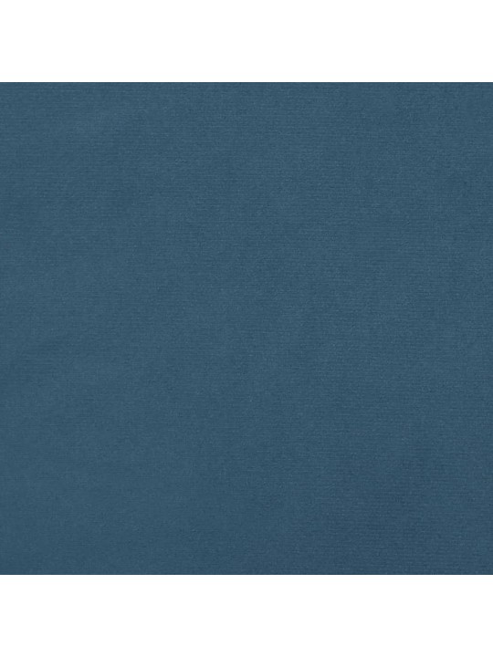 Gultas galvgalis, 80x5x78/88 cm, tumši zils samts