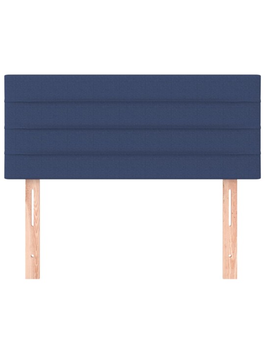 Gultas galvgalis, 90x5x78/88 cm, zils audums