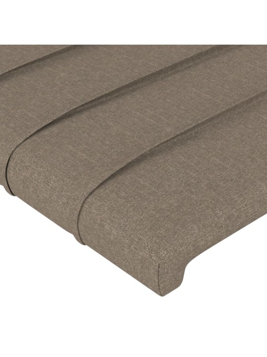 Gultas galvgalis, 100x5x78/88 cm, pelēkbrūns audums
