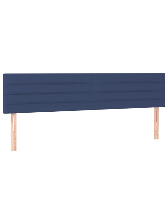 Gultas galvgaļi, 2 gab., 100x5x78/88 cm, zils audums