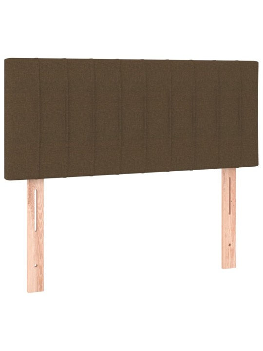 Gultas galvgalis, 90x5x78/88 cm, tumši brūns audums