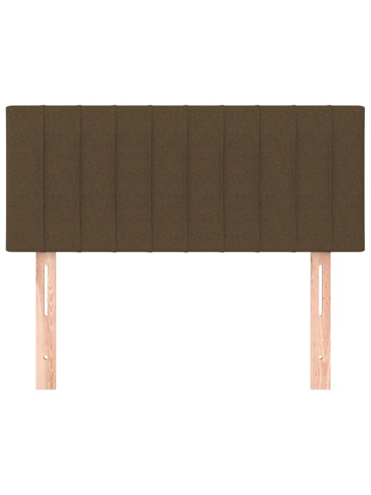 Gultas galvgalis, 90x5x78/88 cm, tumši brūns audums