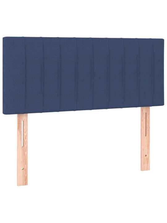 Gultas galvgalis, 90x5x78/88 cm, zils audums