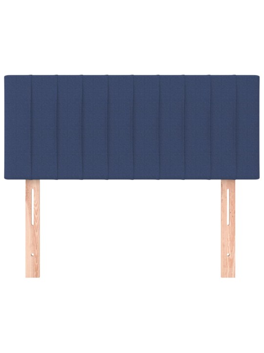 Gultas galvgalis, 90x5x78/88 cm, zils audums