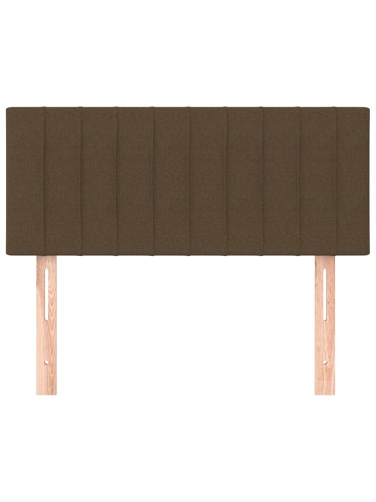 Gultas galvgalis, 100x5x78/88 cm, tumši brūns audums