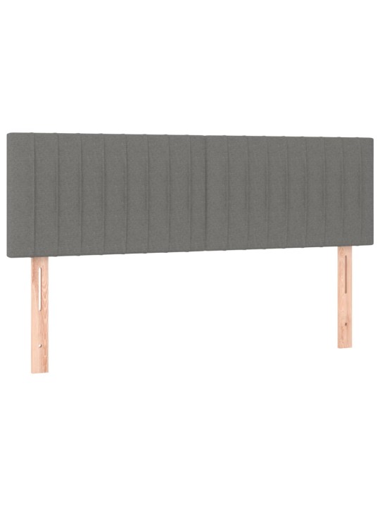 Gultas galvgaļi, 2 gab., 72x5x78/88 cm, tumši pelēks audums