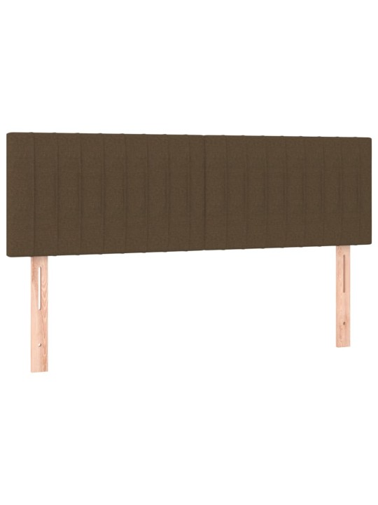 Gultas galvgaļi, 2 gab., 72x5x78/88 cm, tumši brūns audums
