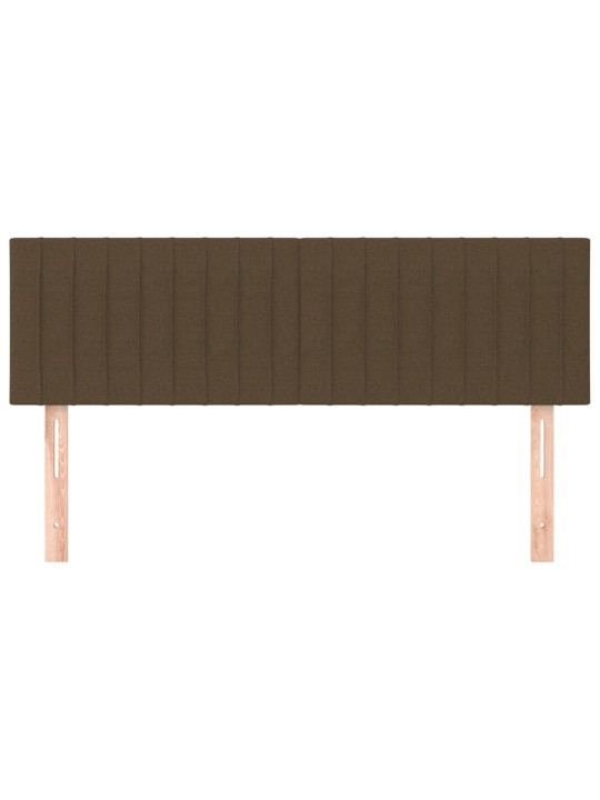 Gultas galvgaļi, 2 gab., 72x5x78/88 cm, tumši brūns audums