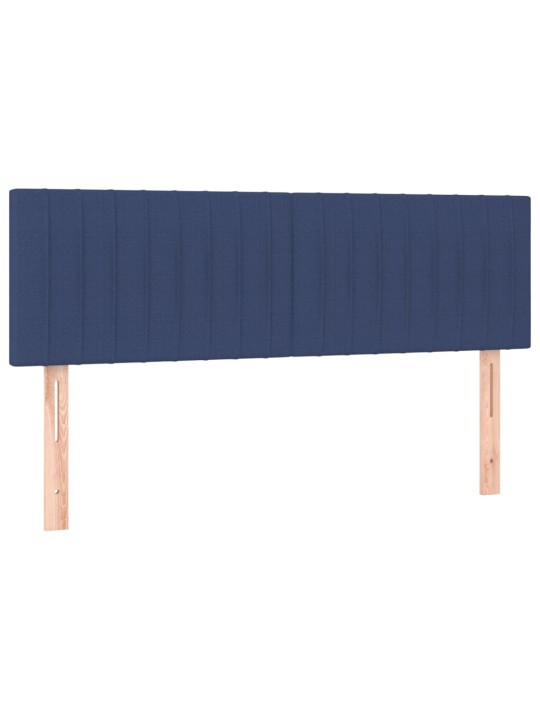 Gultas galvgaļi, 2 gab., 72x5x78/88 cm, zils audums