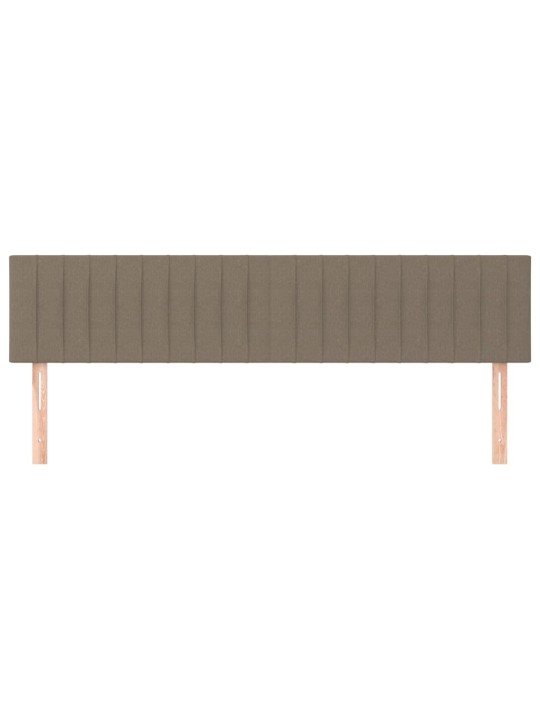 Gultas galvgaļi, 2 gab., 80x5x78/88 cm, pelēkbrūns audums