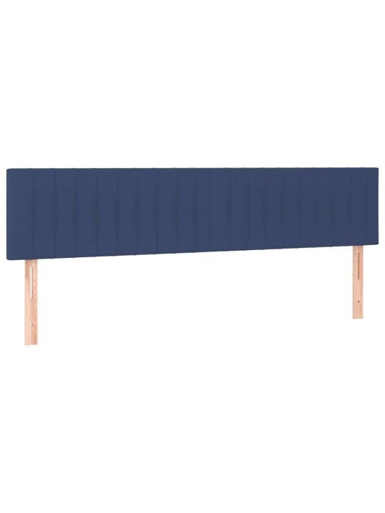 Gultas galvgaļi, 2 gab., 100x5x78/88 cm, zils audums