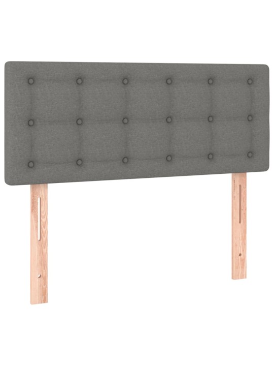 Gultas galvgalis, 80x5x78/88 cm, tumši pelēks audums