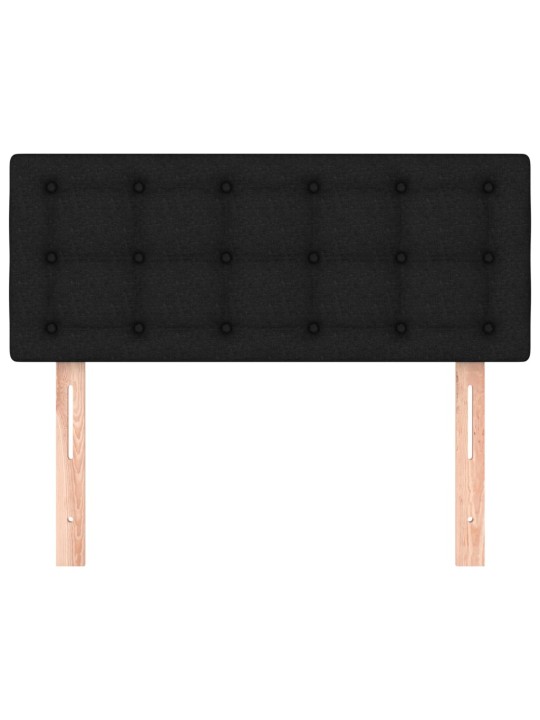 Gultas galvgalis, 80x5x78/88 cm, melns audums