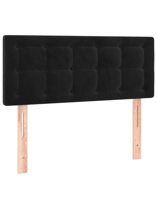 Gultas galvgalis, 80x5x78/88 cm, melns samts