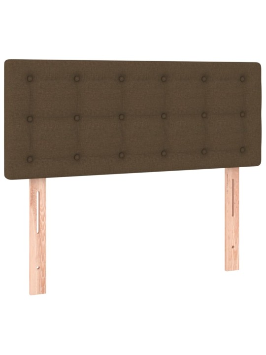 Gultas galvgalis, 90x5x78/88 cm, tumši brūns audums