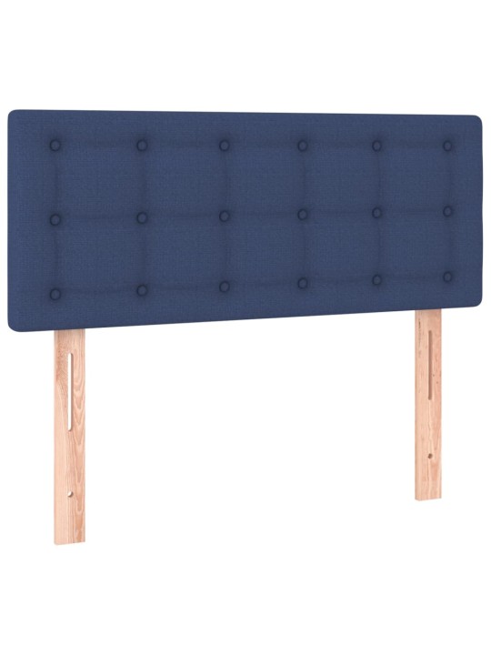Gultas galvgalis, 90x5x78/88 cm, zils audums
