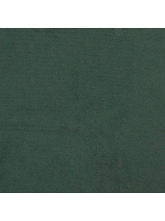 Gultas galvgaļi, 2 gab., 90x5x78/88 cm, tumši zaļš samts