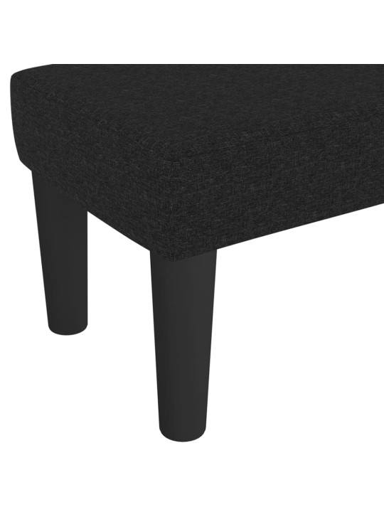 Sols, melns, 100x30x30 cm, audums