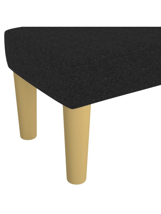 Sols, melns, 100x30x30 cm, audums