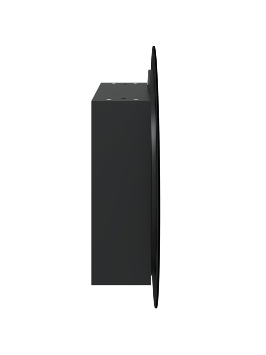 Vannasistabas skapītis, spogulis ar led, melns, 54x54x17,5 cm