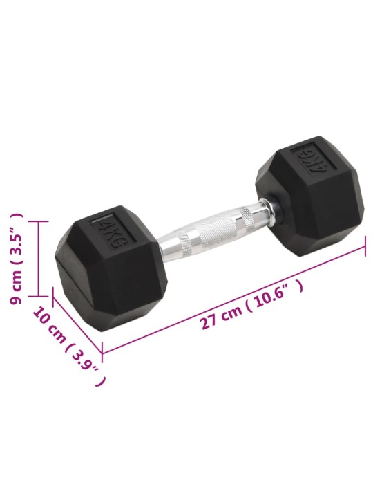 Hanteles, 2 gab., 8 kg, čuguns