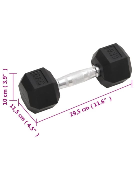 Hanteles, 2 gab., 12 kg, čuguns