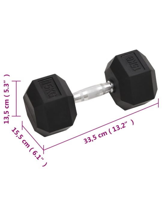 Hanteles, 2 gab., 30 kg, čuguns